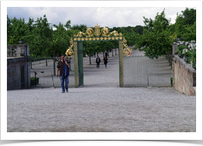 Garden's entrance.